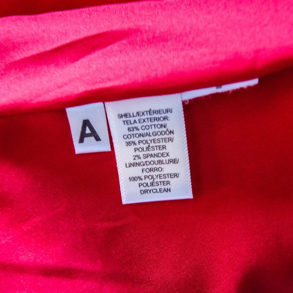 Textured Collarless Blazer in Watermelon LOFT EUC - Picture 5 of 5